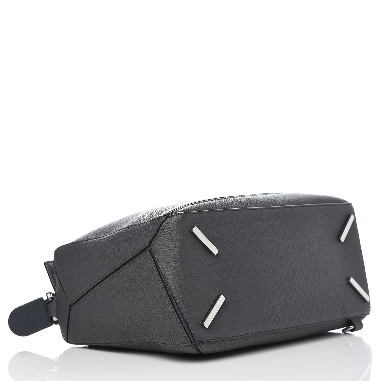 Loewe Calfskin Puzzle Bag Grey 4 of 9
