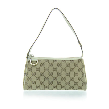Gucci Monogram D Ring Pochette Ivory 1 of 11