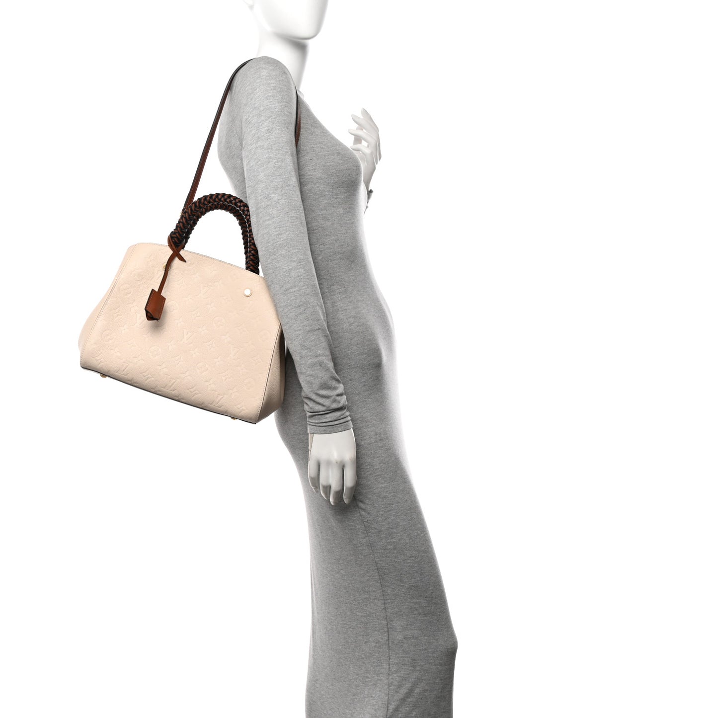 Empreinte Braided Montaigne MM Creme Beige Caramel