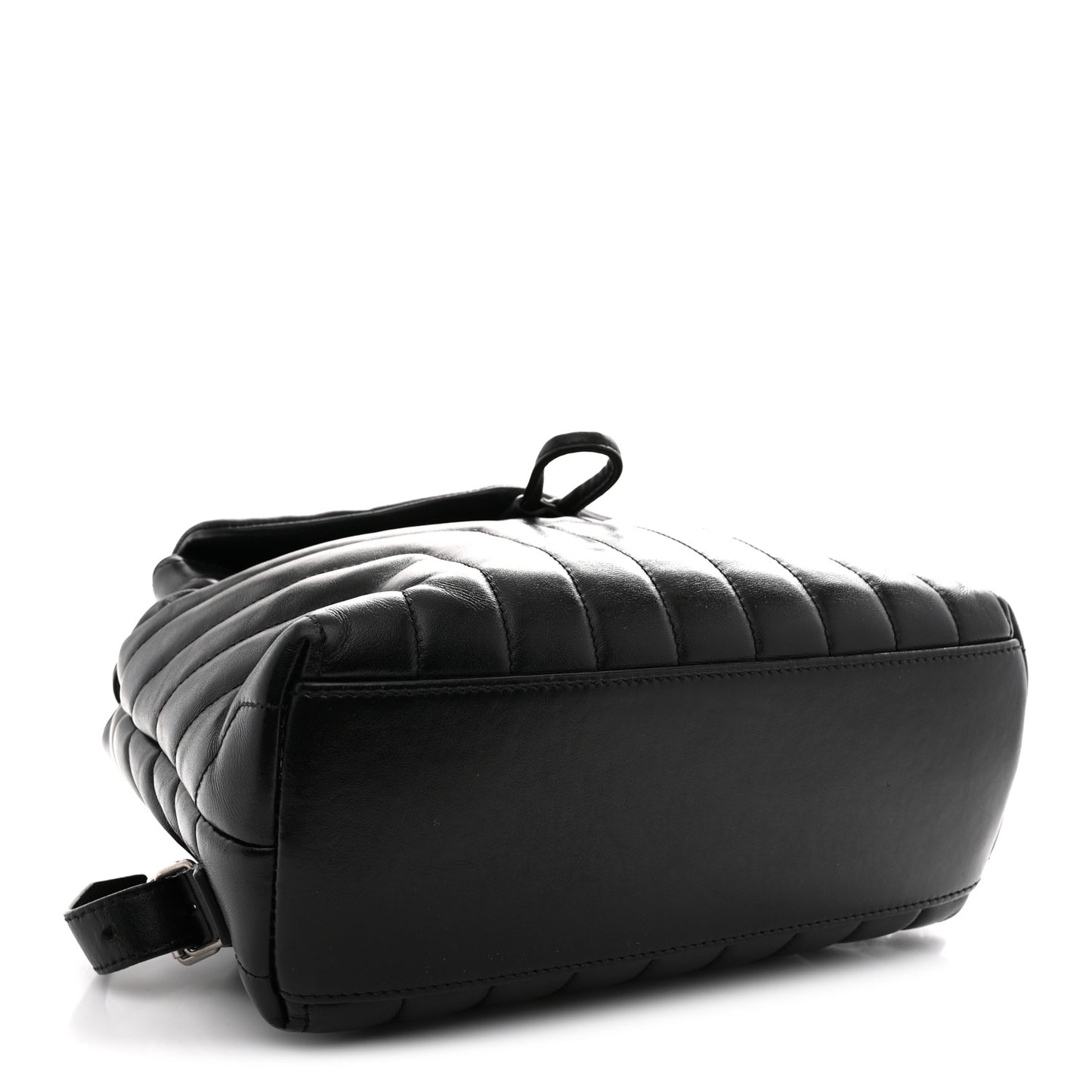 Calfskin Y Quilted Monogram Small Loulou Backpack Black