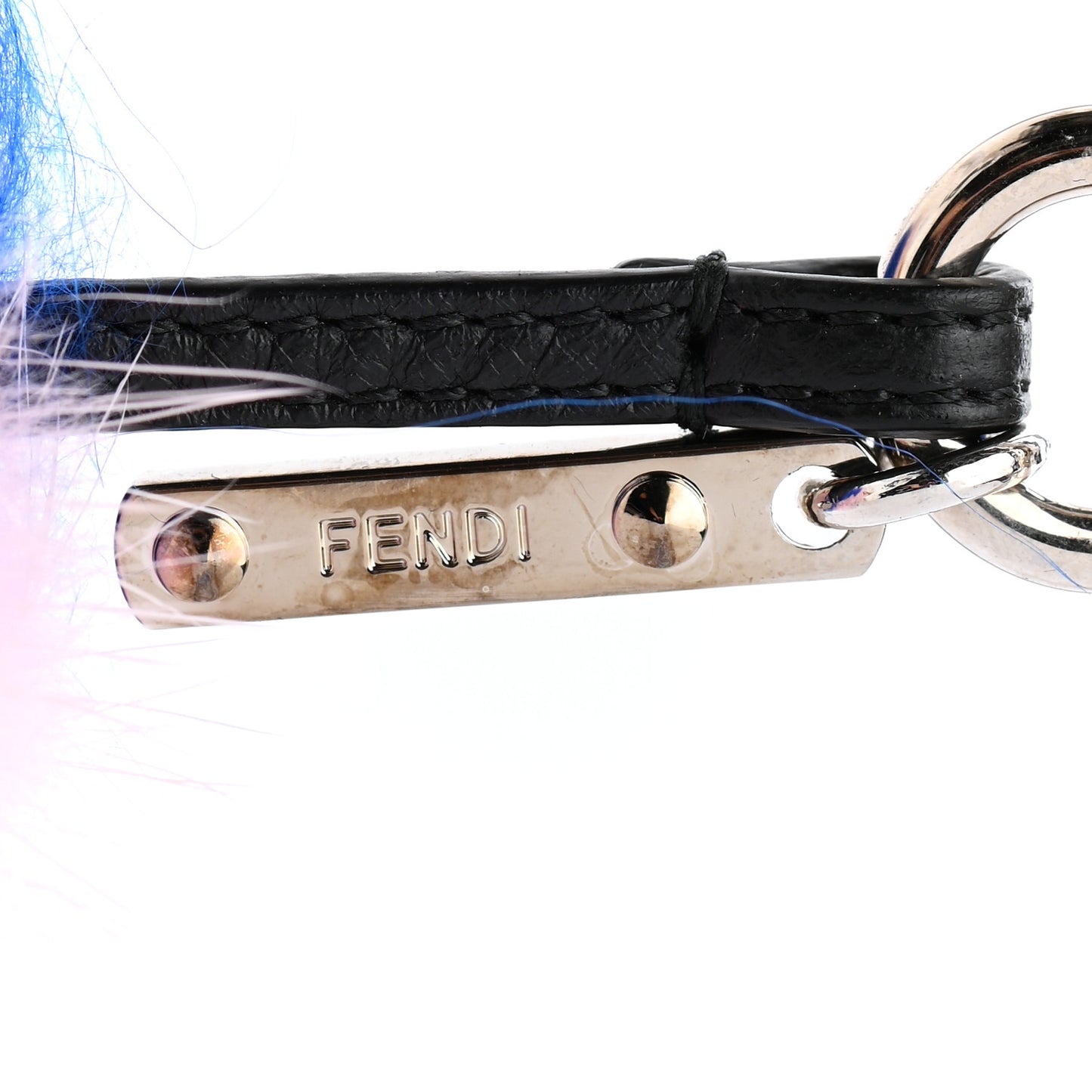 Mink Fur Crystal Fendirumi Piro-Chan Monster Bag Bug Charm Marshmallow
