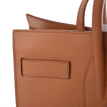 Saint Laurent Grained Calfskin Small Sac De Jour Saddle Brown 15 of 16