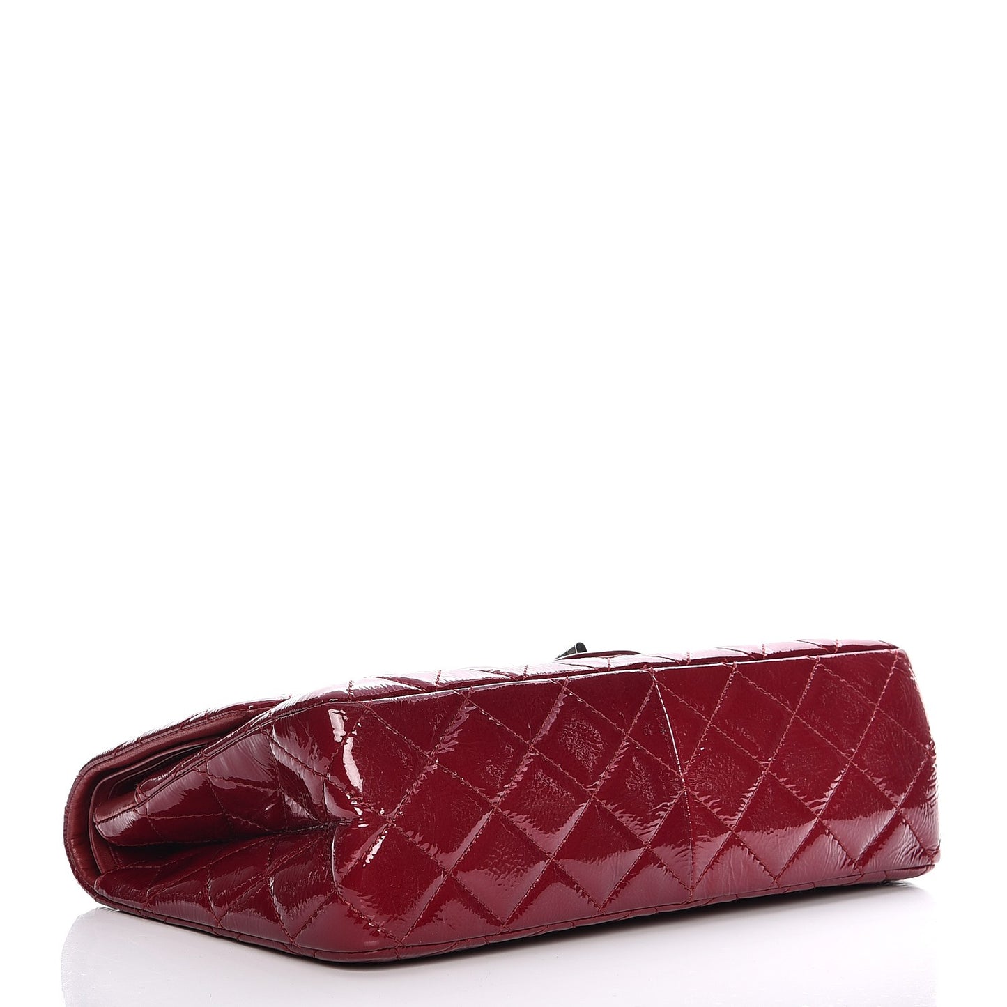 Distressed Patent 2.55 Reissue 227 Flap Raspberry Red