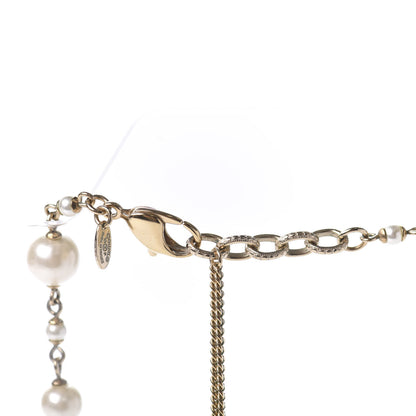 Chanel Pearl Enamel CC Short Necklace Gold 5 of 7
