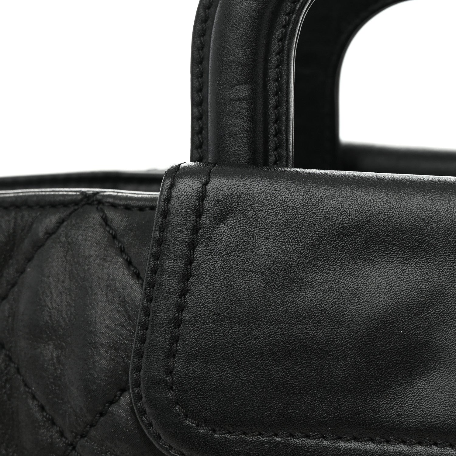 Chanel Iridescent Calfskin Quilted In The Mix Shopping Tote Black 22 of 23