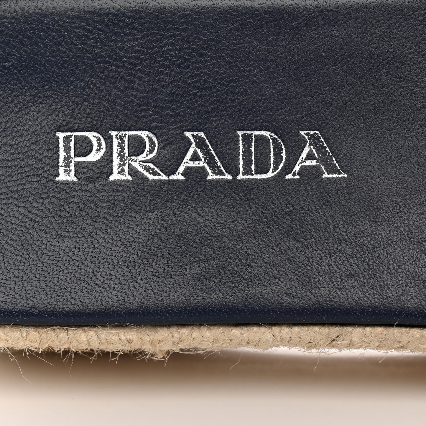 Denim Logo Espadrilles Sandals 40 Blue