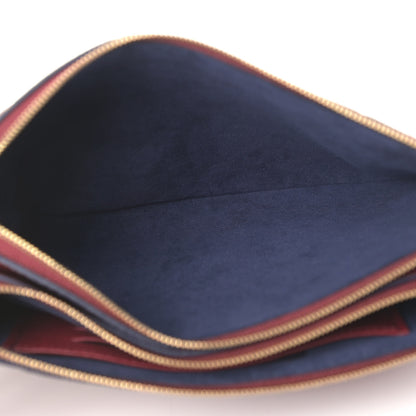 Louis Vuitton Empreinte Double Zip Pochette Cherry Berry 5 of 10