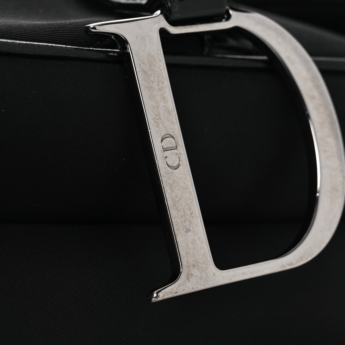 Nylon Saddle Bag Black