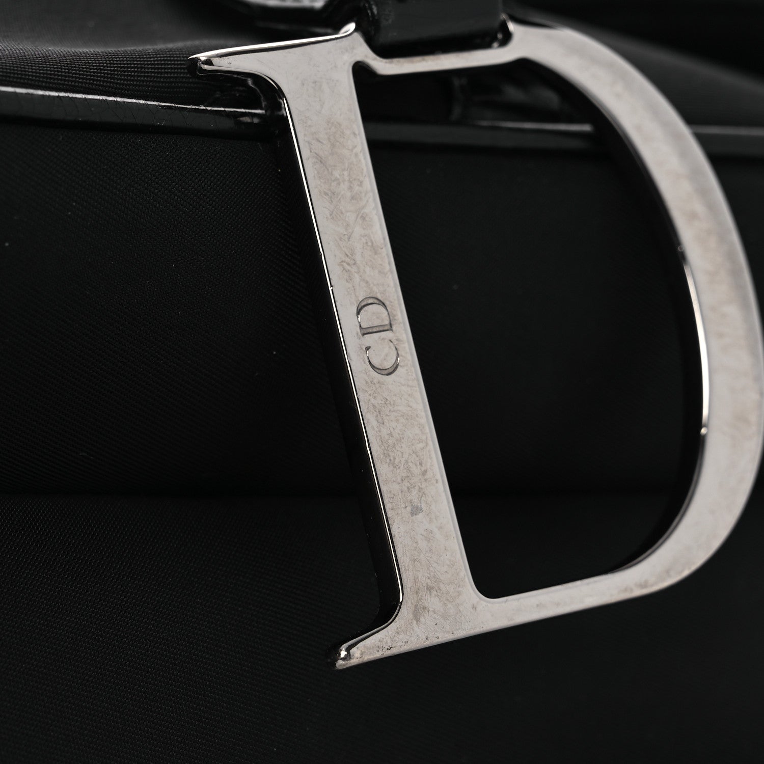 Christian Dior Nylon Saddle Bag Black 14 of 15