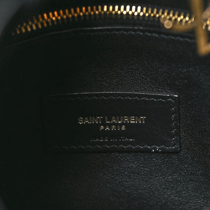 Saint Laurent Smooth Calfskin Small Le 5 A 7 Soft Hobo Black 6 of 10