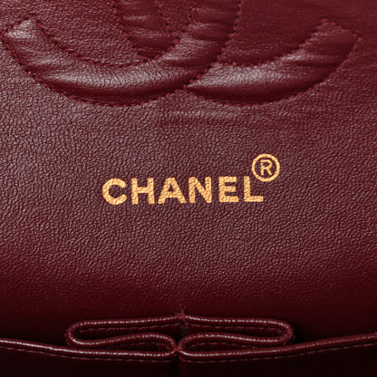 Chanel Lambskin Quilted Medium Double Flap Black 6 of 14