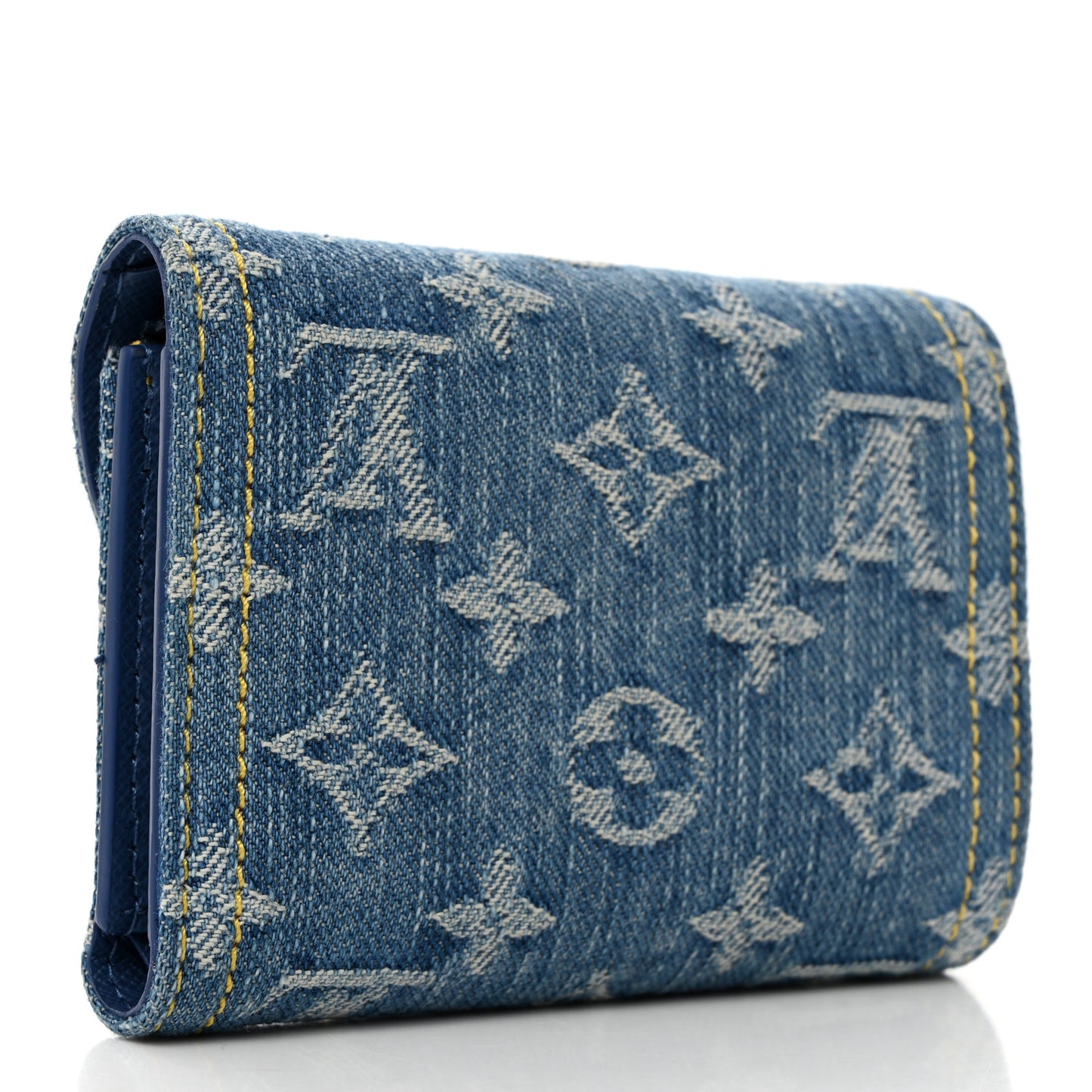 Denim Amelia Compact Wallet Blue