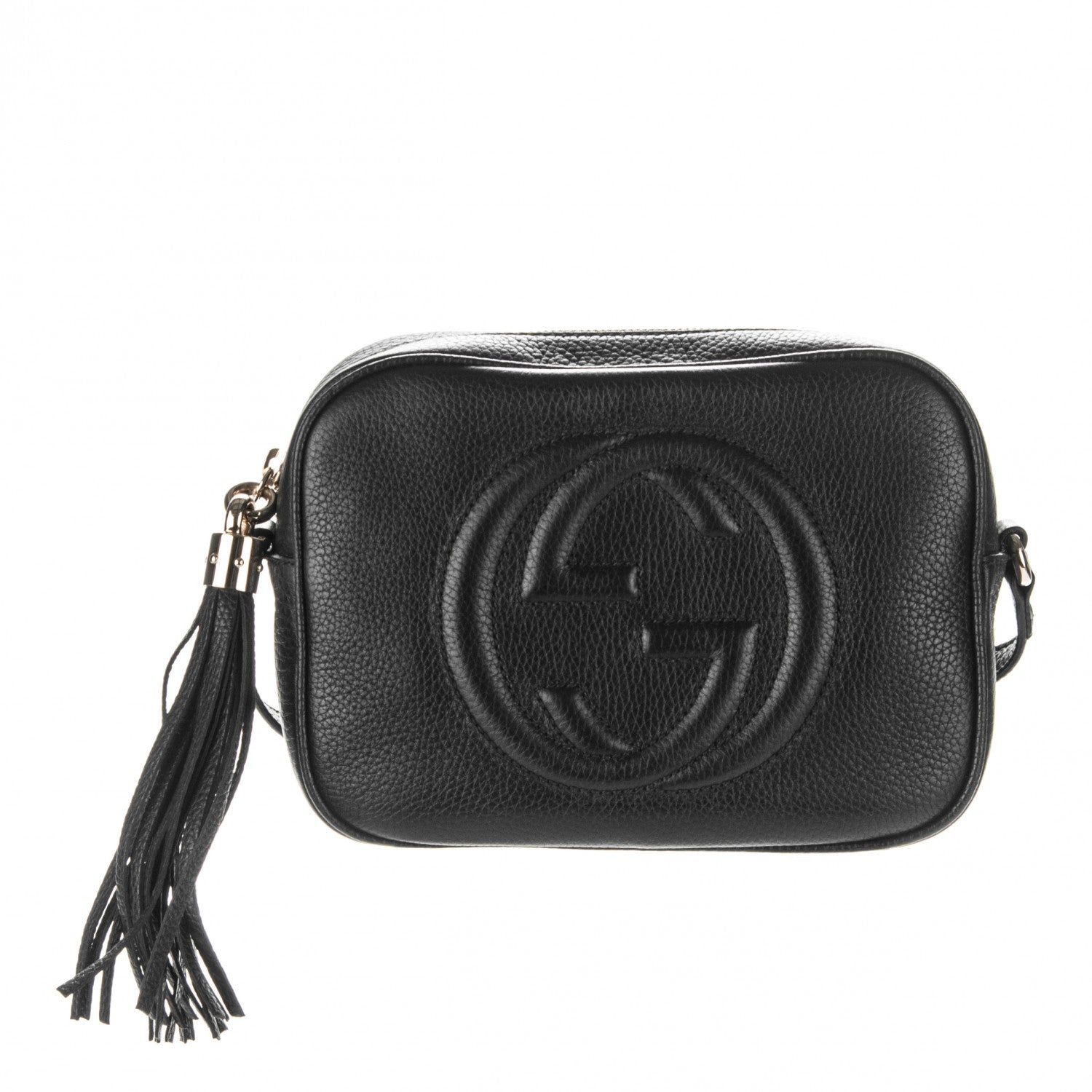 Gucci Pebbled Calfskin Small Soho Disco Bag Black 1 of 7