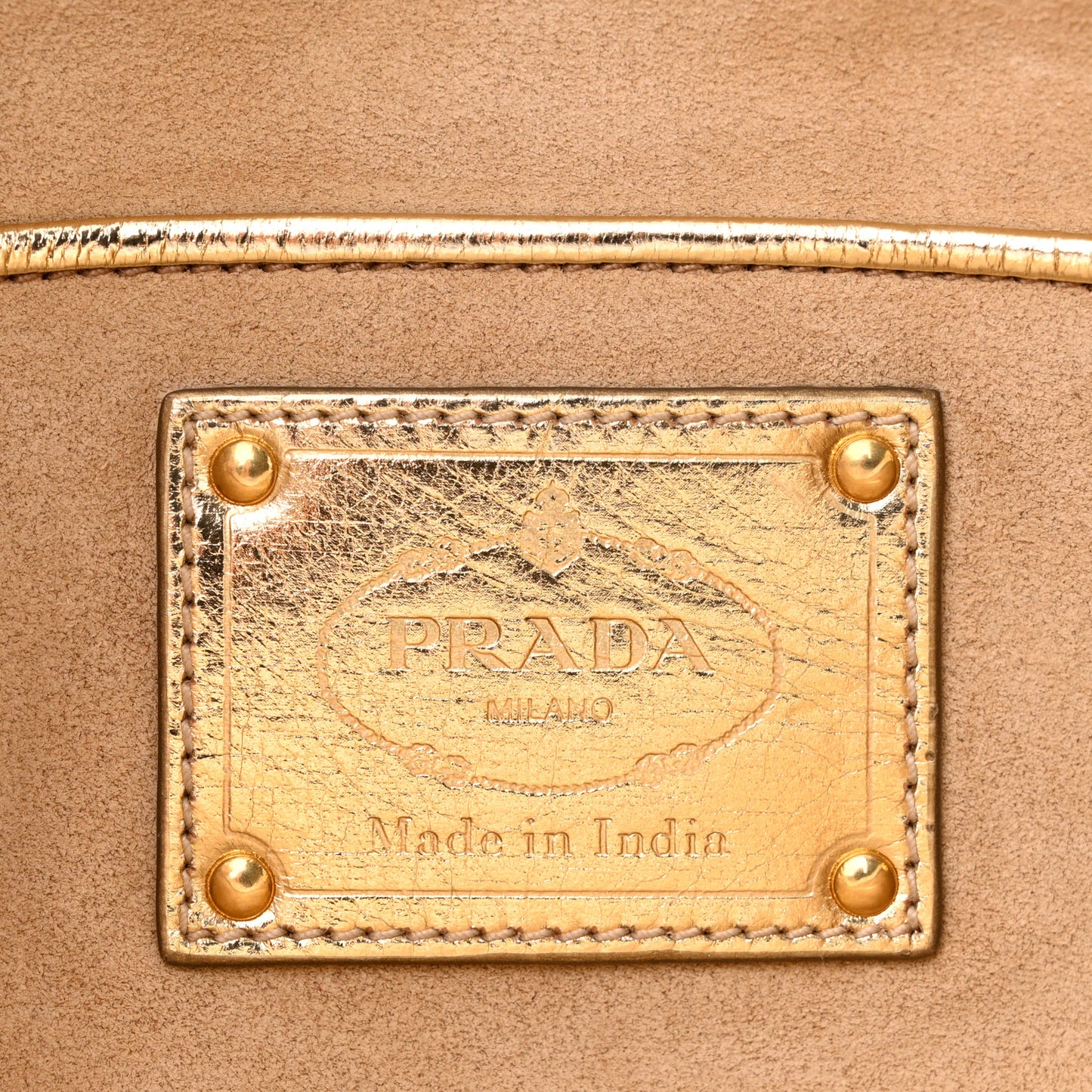 Goatskin Woven Zip Clutch Oro White