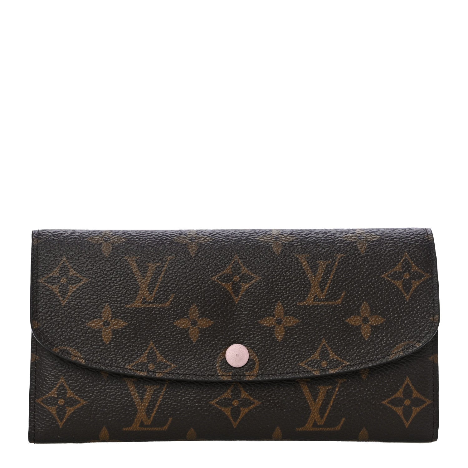Louis Vuitton Monogram Emilie Wallet Rose Ballerine 1 of 10
