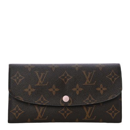Louis Vuitton Monogram Emilie Wallet Rose Ballerine 1 of 10