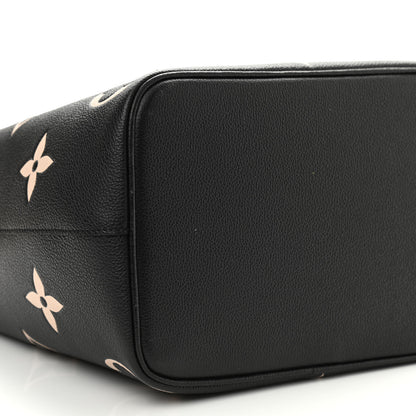 Louis Vuitton Empreinte Monogram Giant Neonoe MM Black Beige 8 of 9