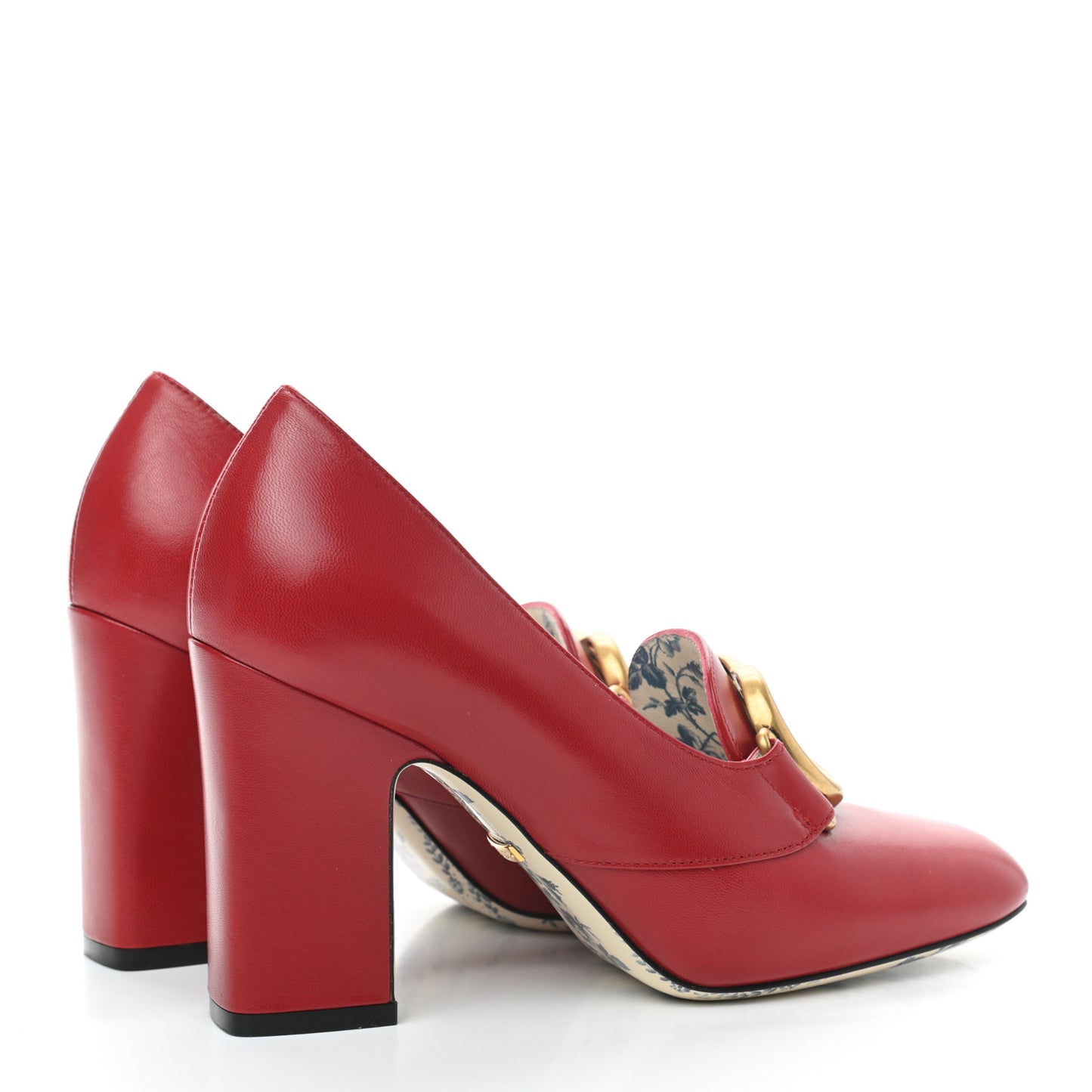 Malaga Kid GG Victoire 95mm Loafer Pumps 36 Hibiscus Red