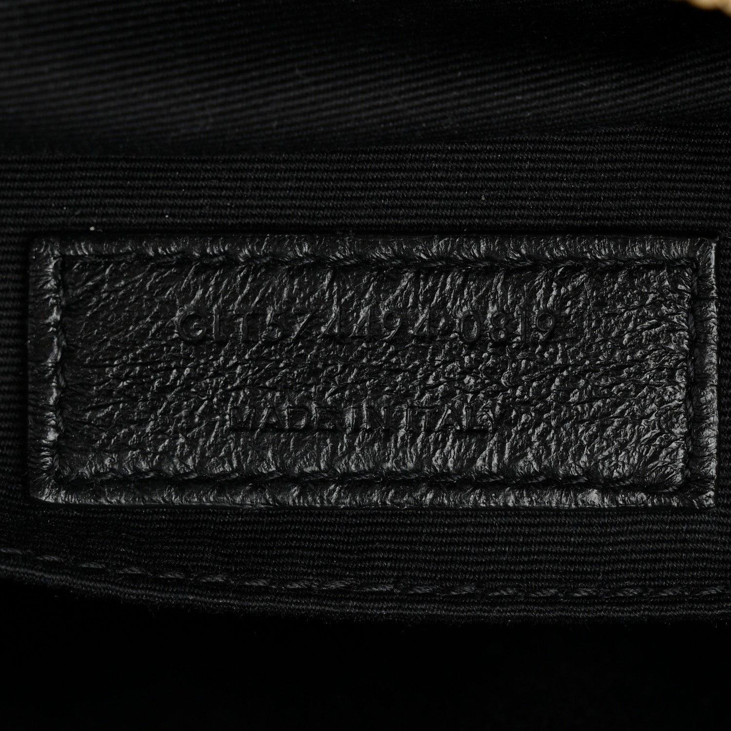Saint Laurent Calfskin Matelasse Monogram Lou Camera Bag Black 7 of 10