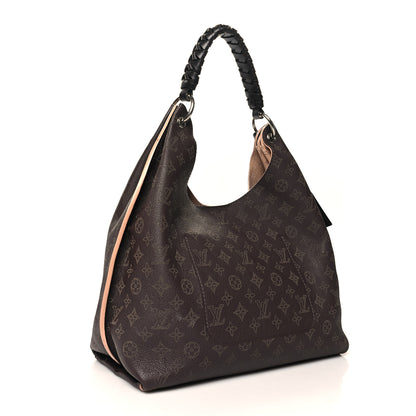 Louis Vuitton Mahina Carmel Hobo Chocolate 3 of 13