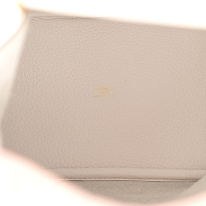 Hermes Taurillon Clemence Picotin Lock 18 PM Gris Perle 5 of 11
