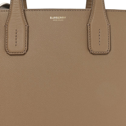 Burberry Derby Calfskin House Check Medium Banner Tote Camel 7 of 9