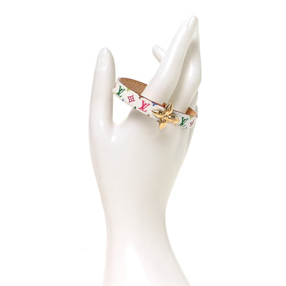 Louis Vuitton LV X TM Monogram Multicolor Mini Flowergram Bracelet 17 White 2 of 7