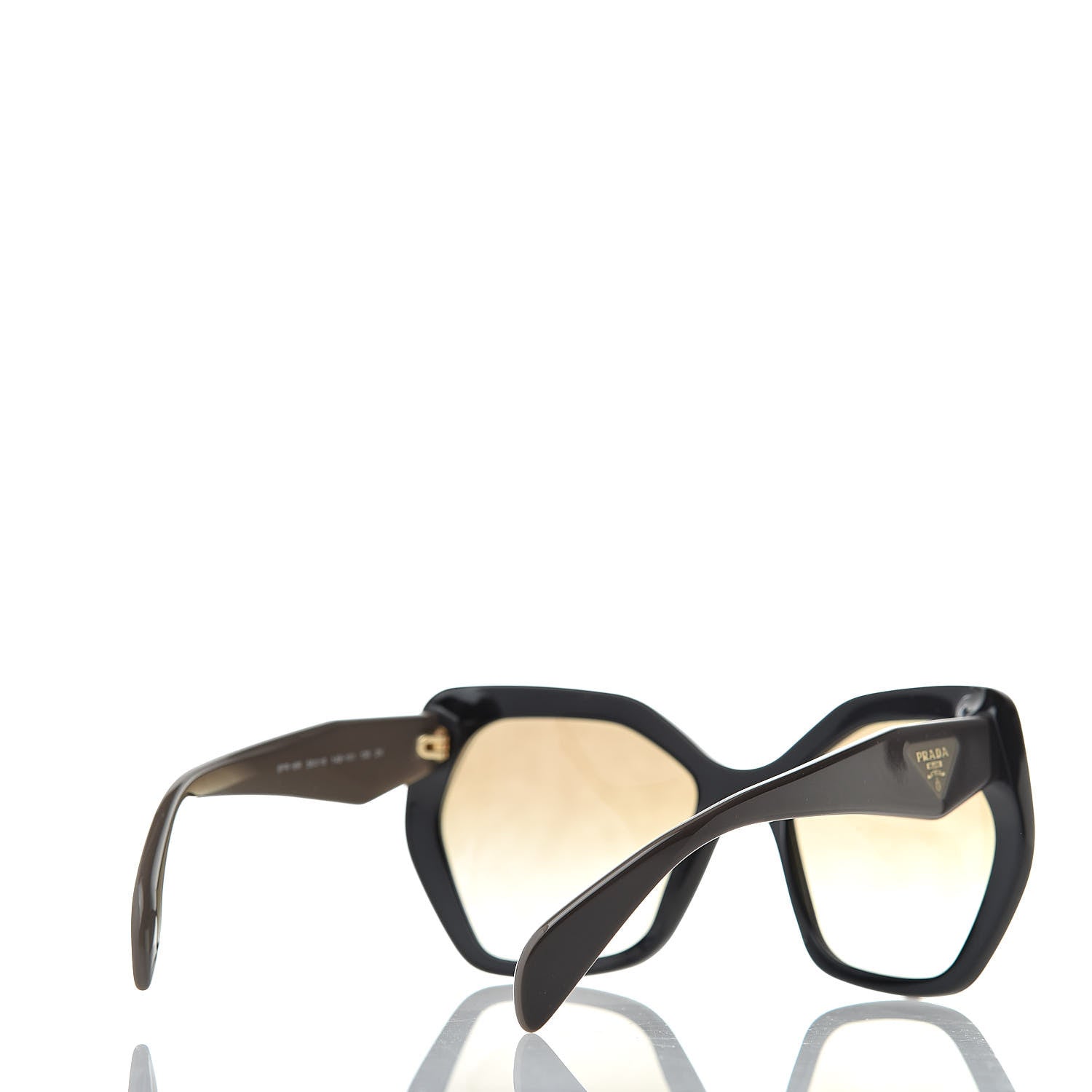 Prada Sunglasses SPR 16R Black 4 of 8
