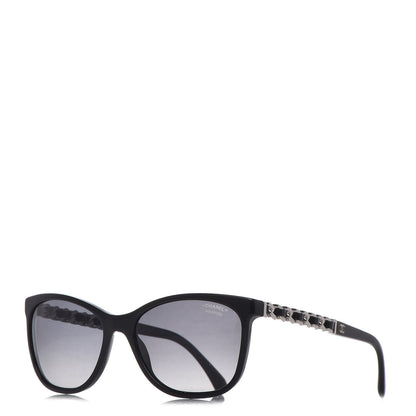 Chanel Cat Eye Chain Polarized Sunglasses 5260-Q Black 7 of 7