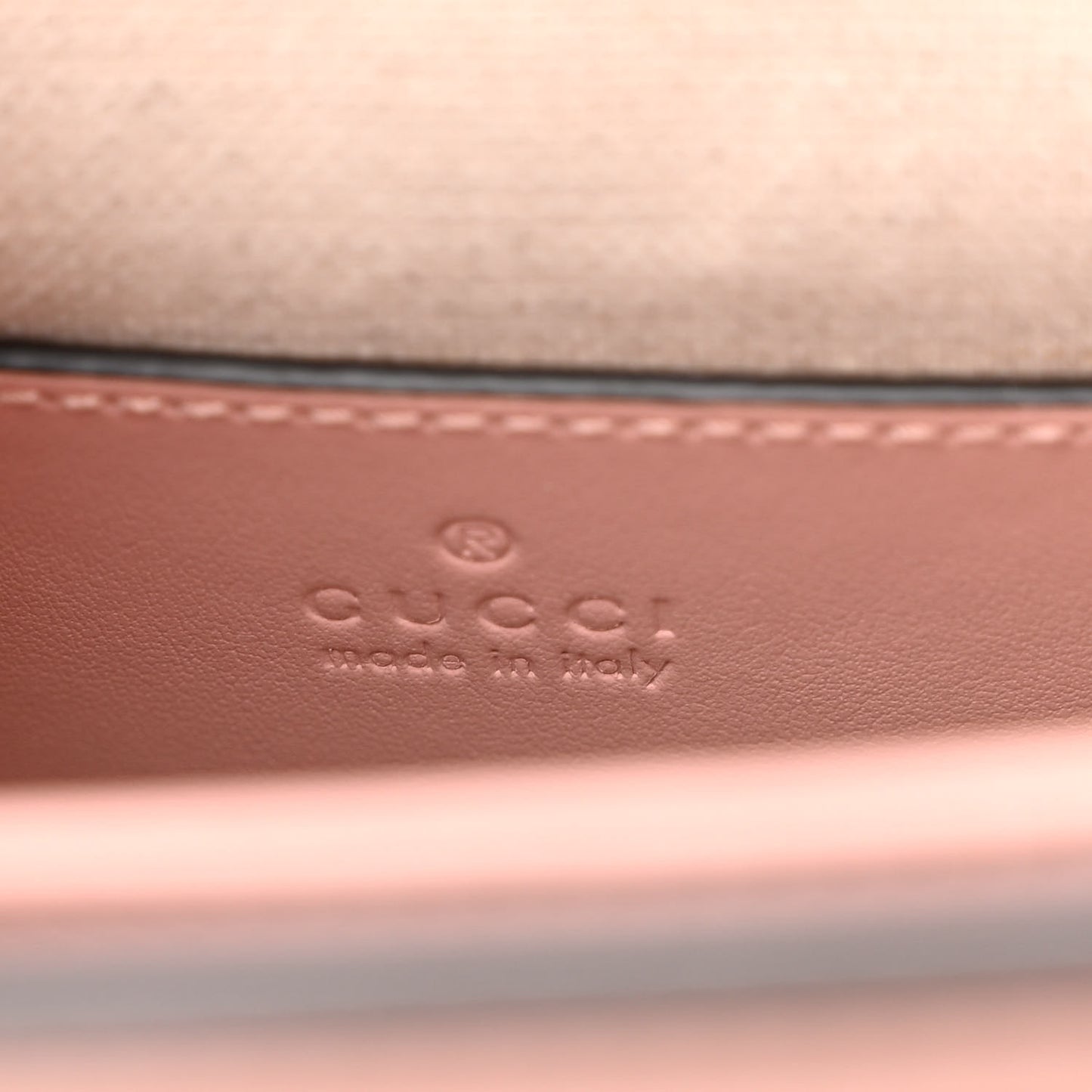 Calfskin GG Matelasse Small Slim Chain Shoulder Bag Perfect Pink Natural