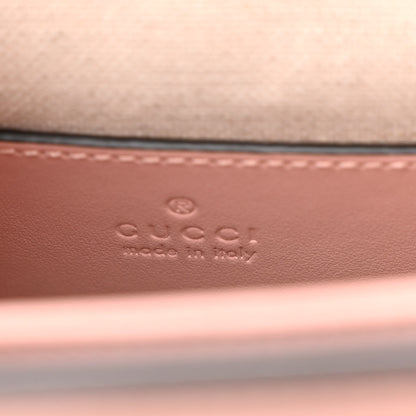 Gucci Calfskin GG Matelasse Small Slim Chain Shoulder Bag Perfect Pink Natural 6 of 10