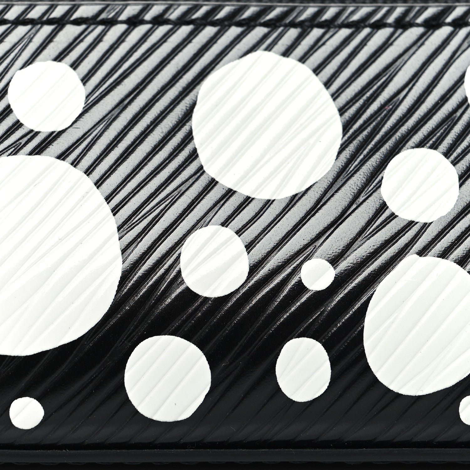 Louis Vuitton X YK Epi Infinity Dots Elizabeth Pencil Pouch Black White 8 of 11