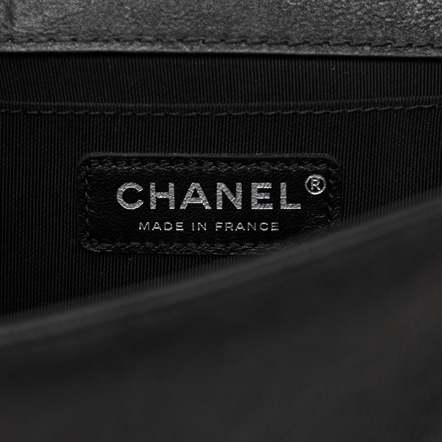 Chanel Goatskin Quilted Medium Boy Handle Flap Black 5 of 10
