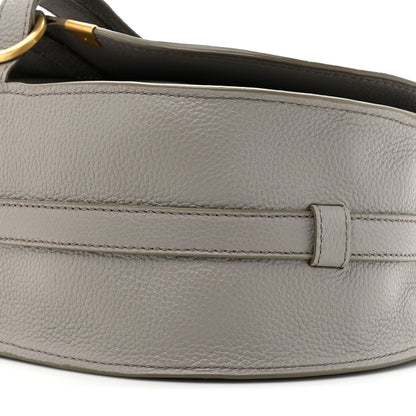 Chloe Calfskin Medium Marcie Round Crossbody Bag Cashmere Grey 8 of 11
