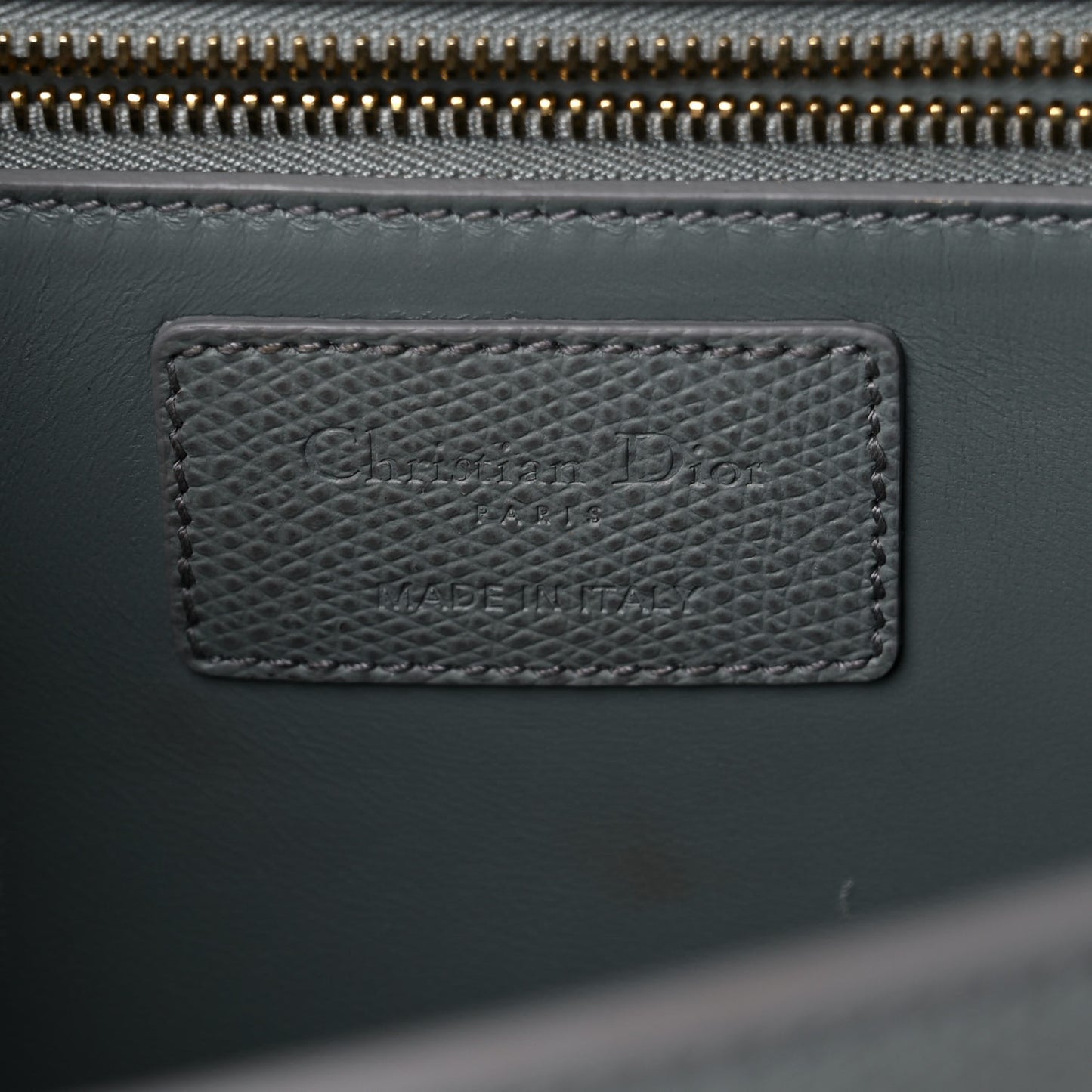 Ultra Matte Grained Calfskin 30 Montaigne Flap Bag Grey