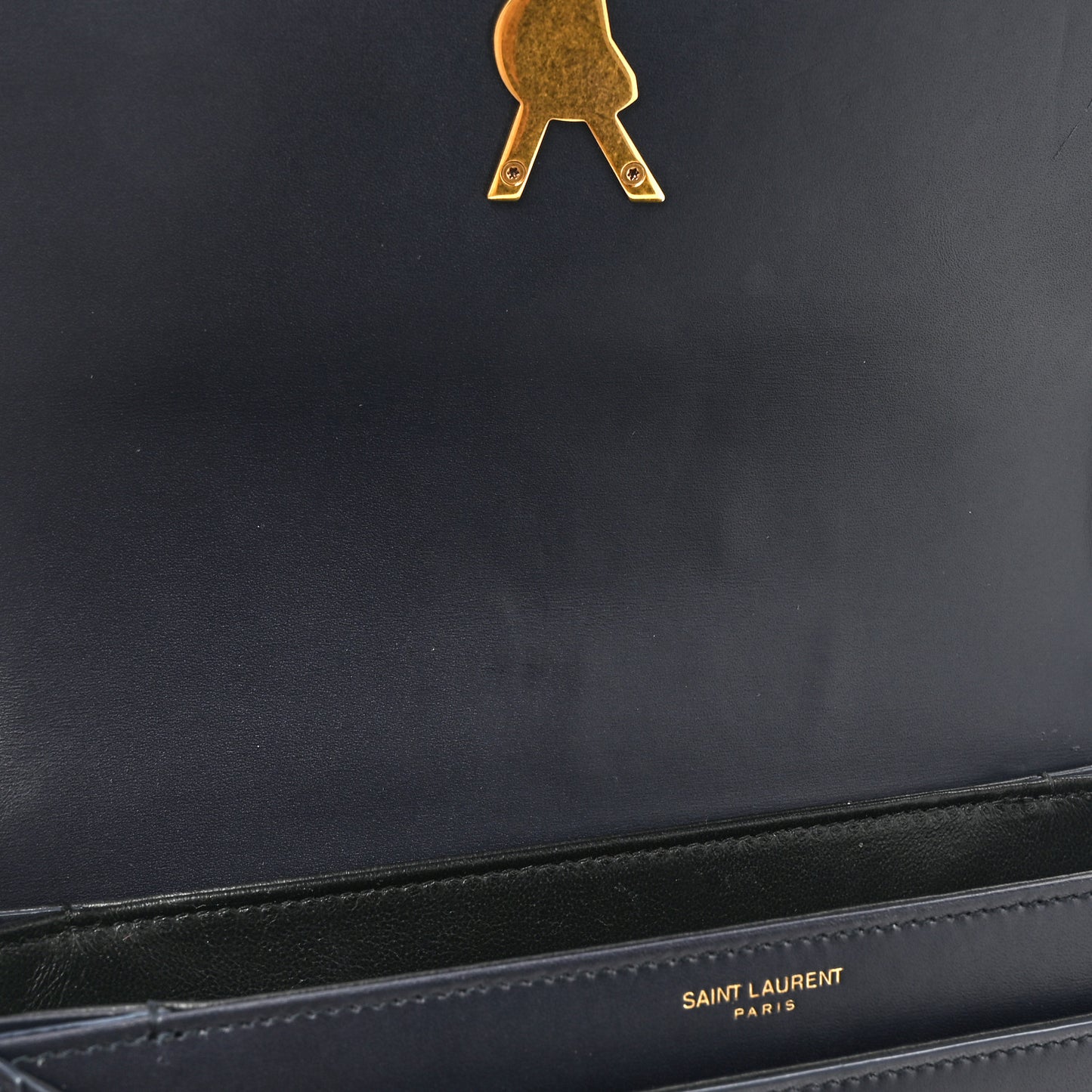 Box Calfskin Monogram Medium Solferino Satchel Deep Marine