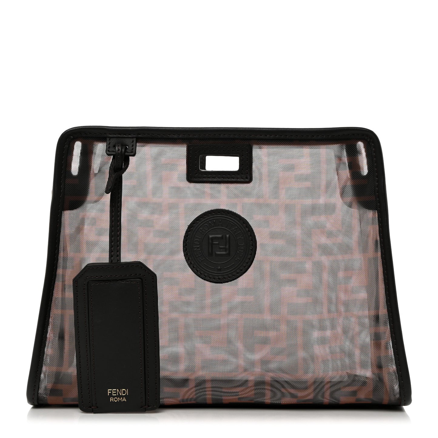 Mesh Vitello Century FF 1974 Mini Peekaboo Defender Cover Marrone Black Ebano
