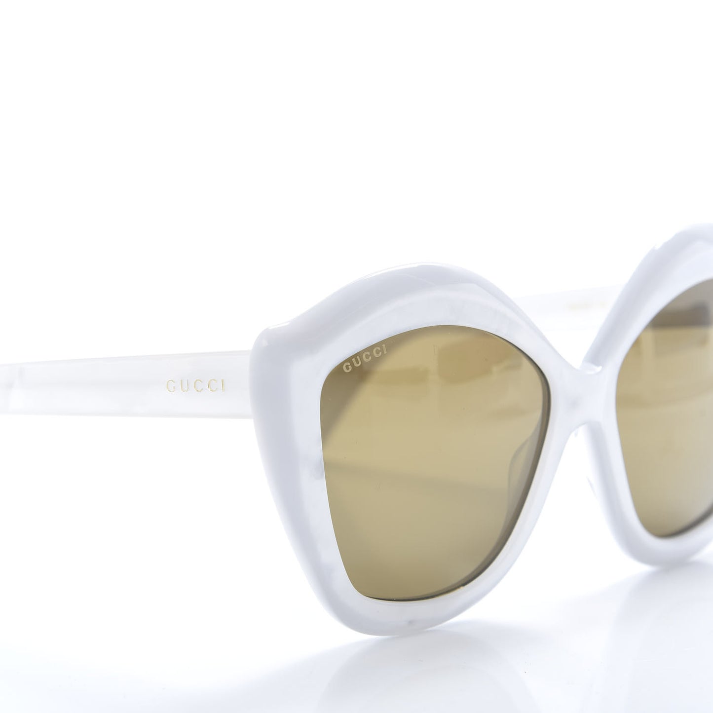 Cat Eye GG0117S Sunglasses White