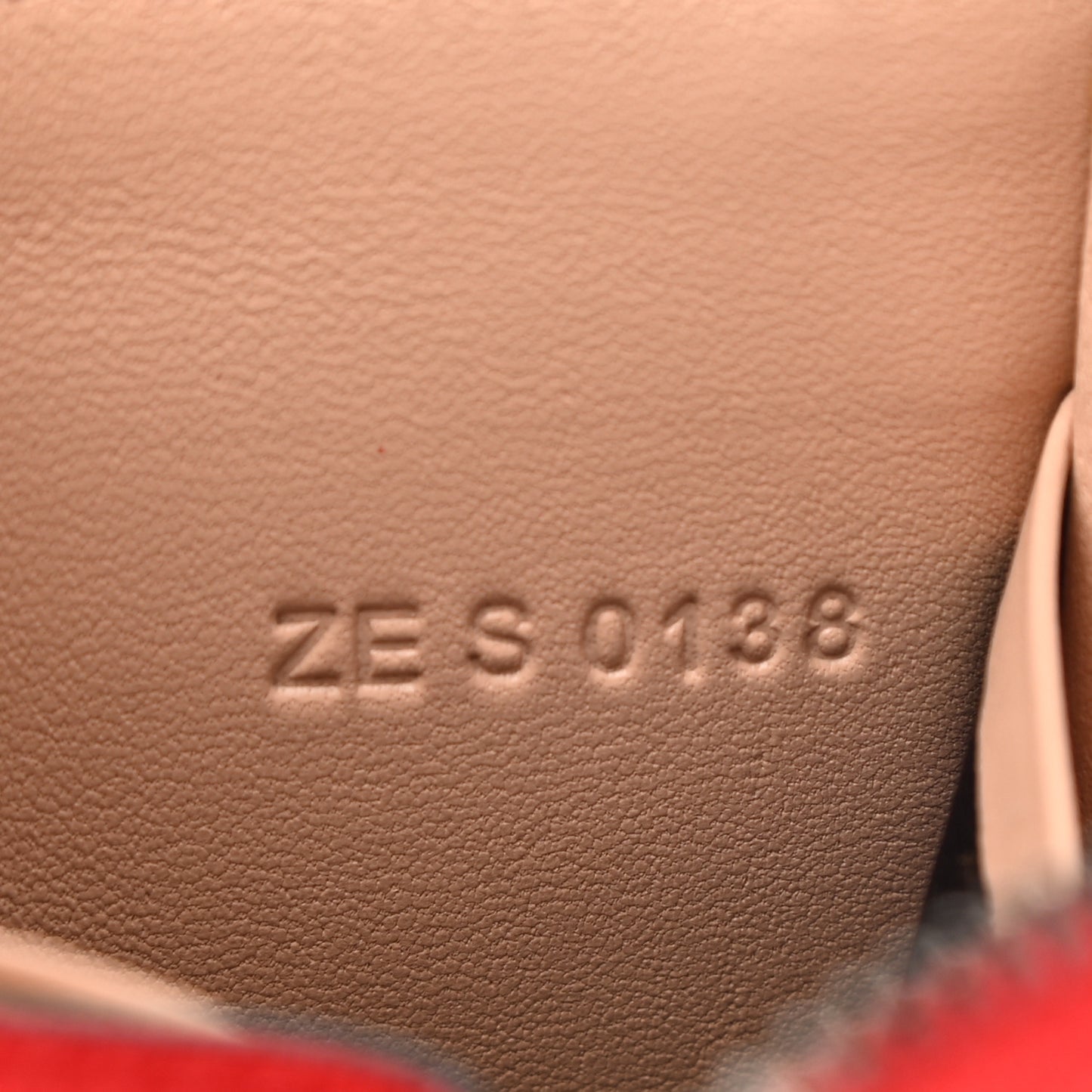 Lambskin Logo Zip Around Compact Wallet Coquelicot