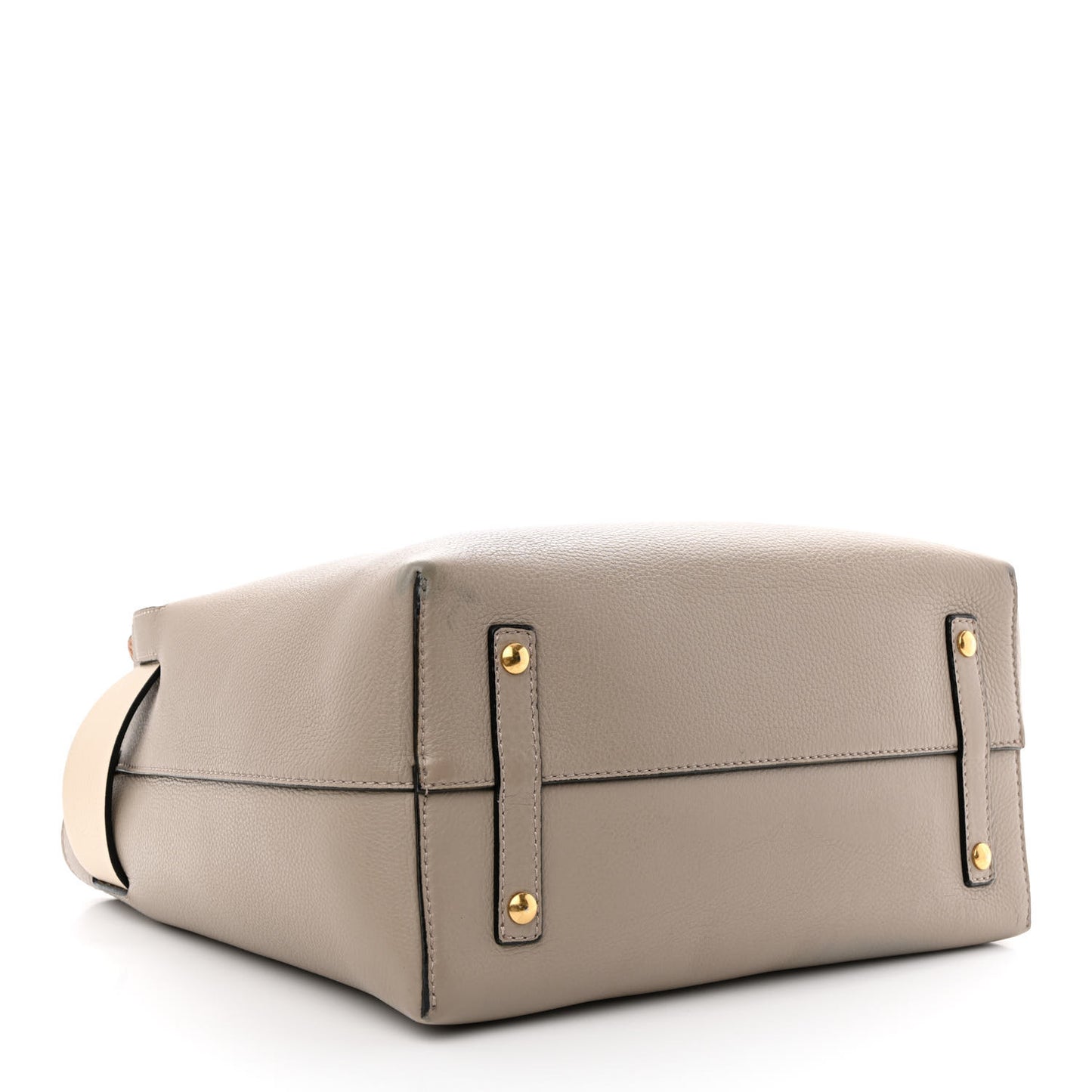 Soft Grain Calfskin Medium Belt Bag Mineral Grey