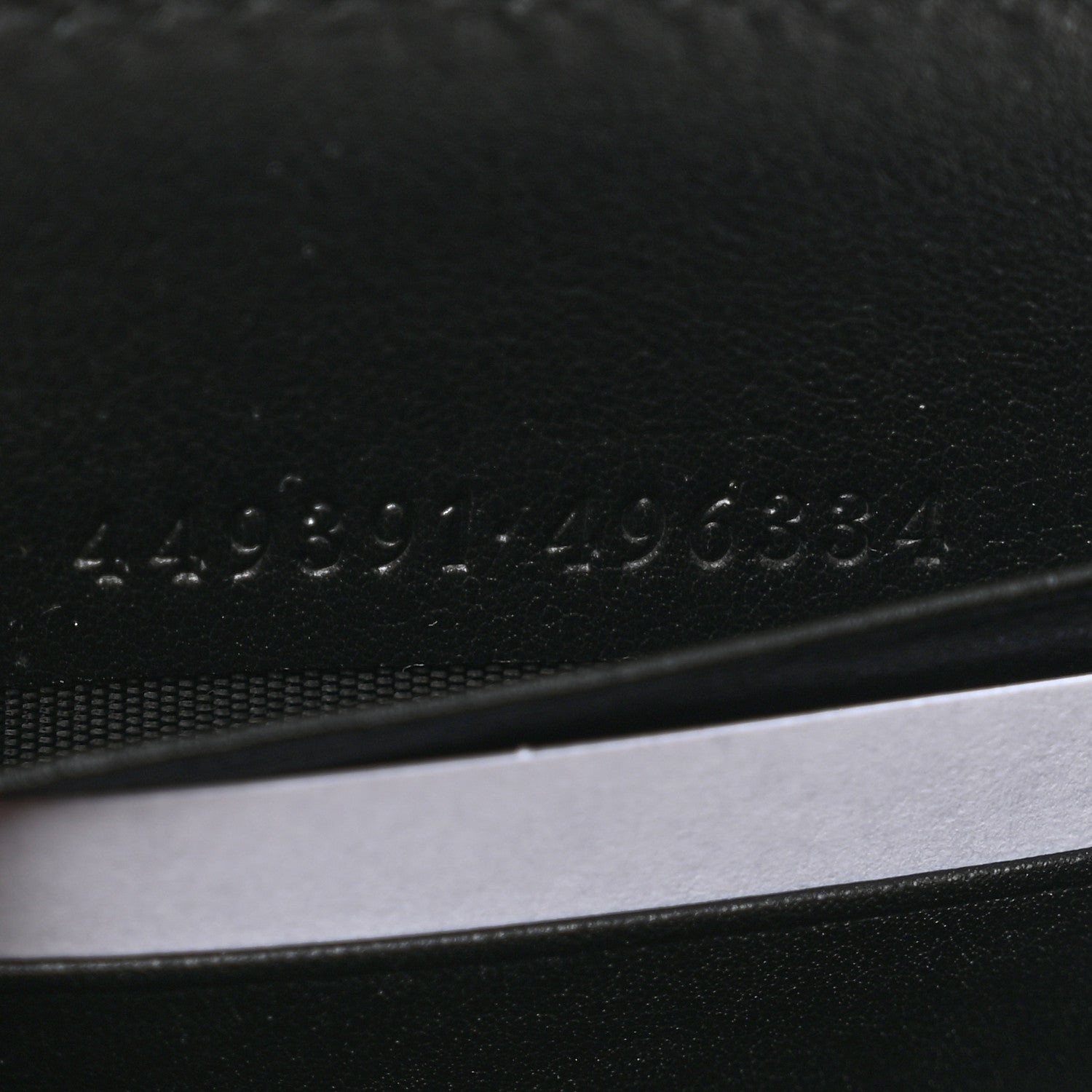 Gucci Guccissima Signature Zip Around Organizer Wallet Black 7 of 8