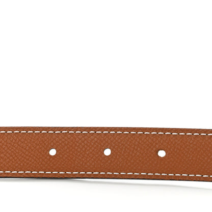 Hermes Swift Epsom 24mm Belt Strap 85 Black Gold 3 of 7