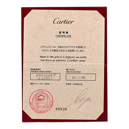 Cartier 18K White Gold 5.5mm LOVE Ring 49 4.75 5 of 5