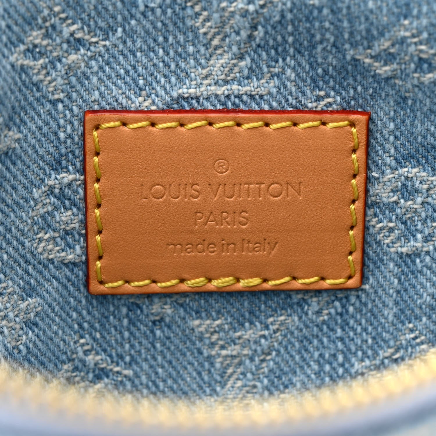 Louis Vuitton Monogram Denim CarryAll PM Sky Blue 8 of 12