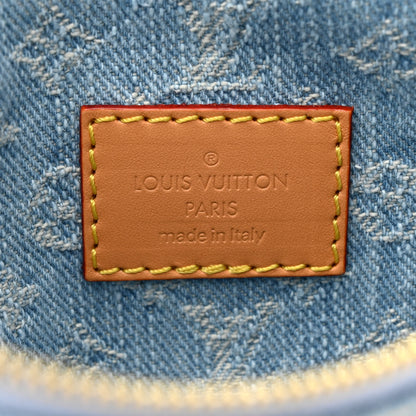Louis Vuitton Monogram Denim CarryAll PM Sky Blue 8 of 12