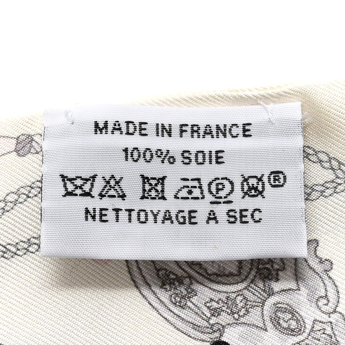 Hermes Silk Les Cles A Pois Twilly White Gris Acier 3 of 4