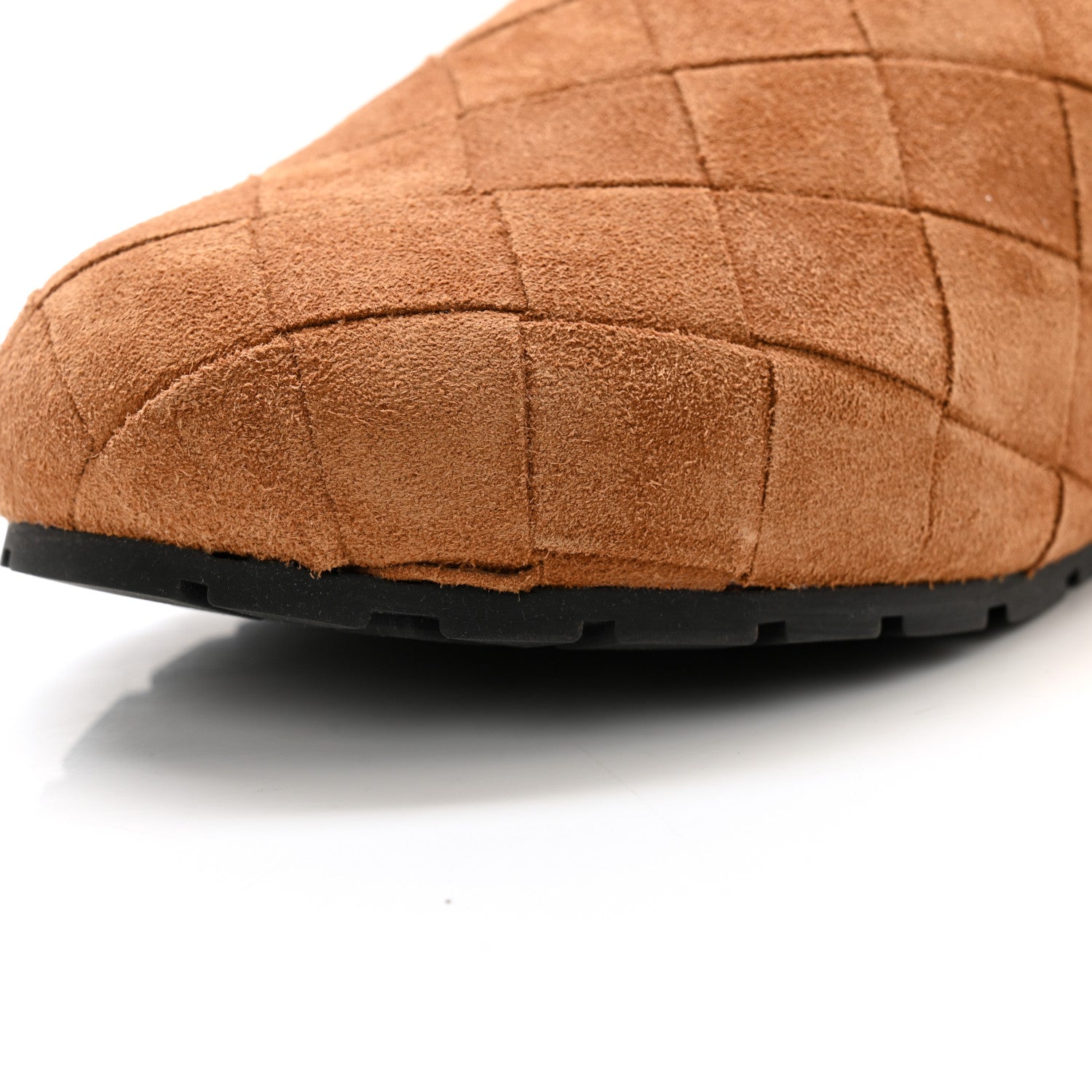 Bottega Veneta Suede Intrecciato Reggie Mules 41 Caramel 8 of 9