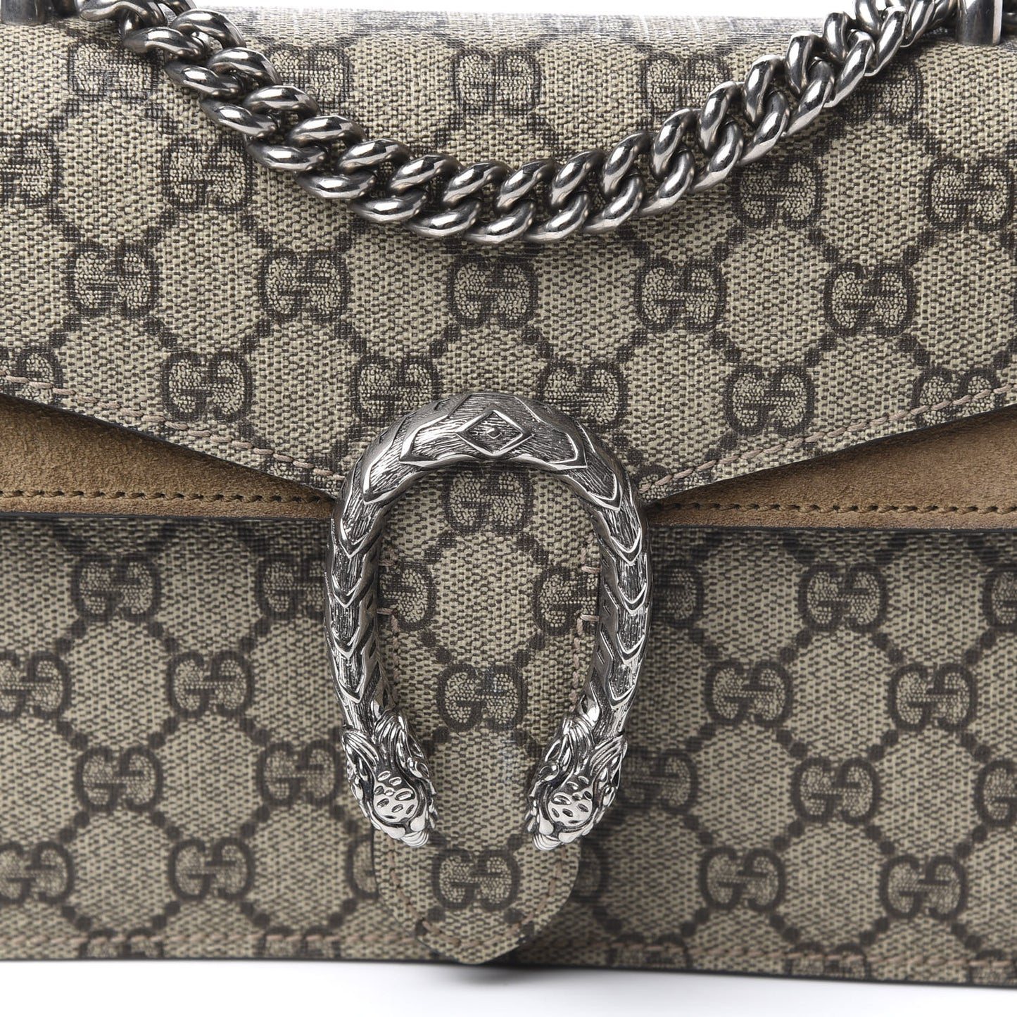 GG Supreme Monogram Mini Dionysus Shoulder Bag Taupe