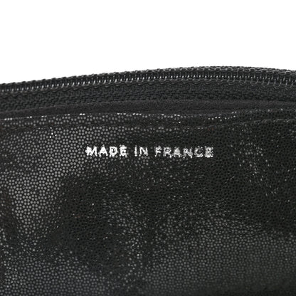 Chanel Iridescent Caviar Crystal Quilted Wallet On Chain WOC Black 6 of 10