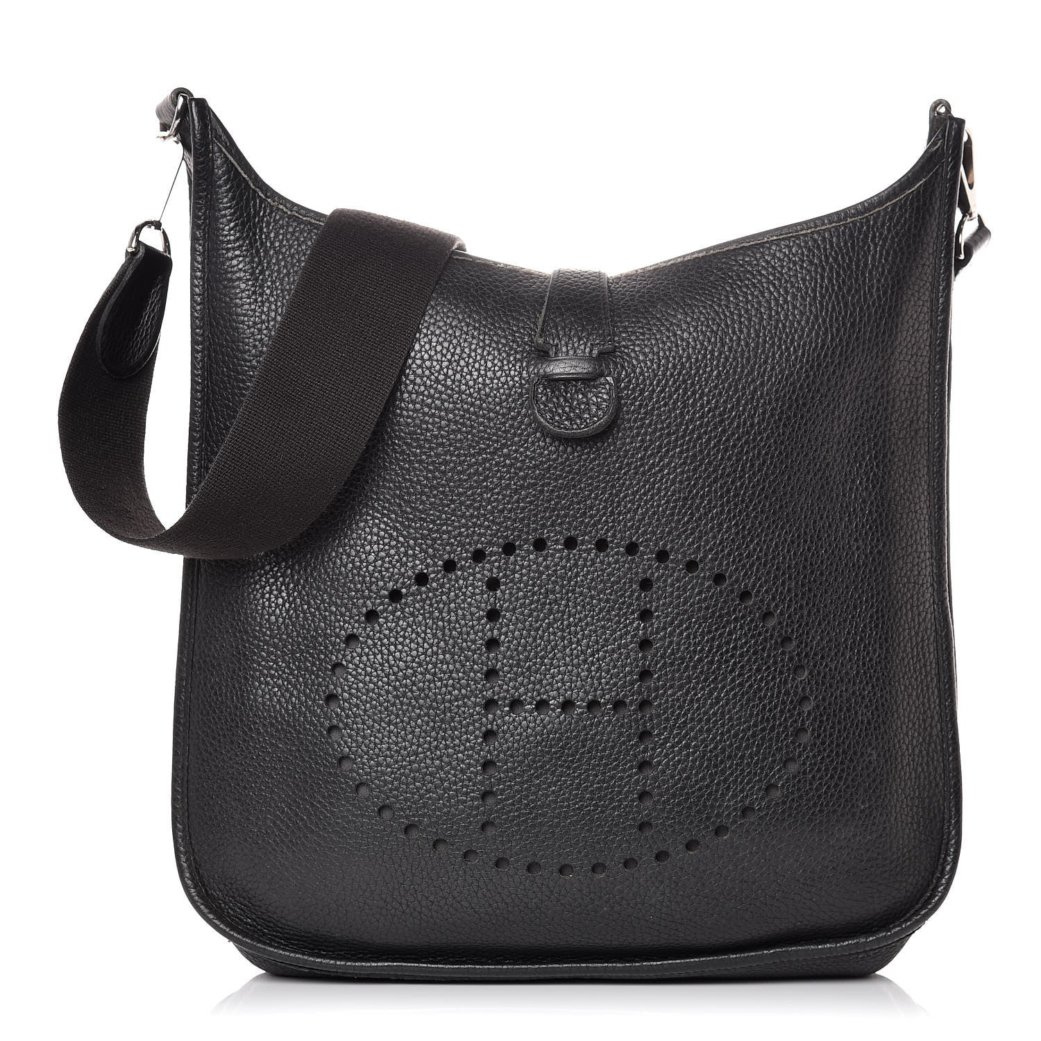 Hermes Taurillon Clemence Evelyne II GM Black 1 of 16